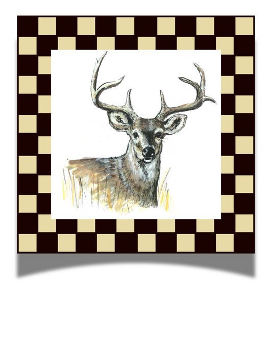 Deer Hunting Cocktail Napkin